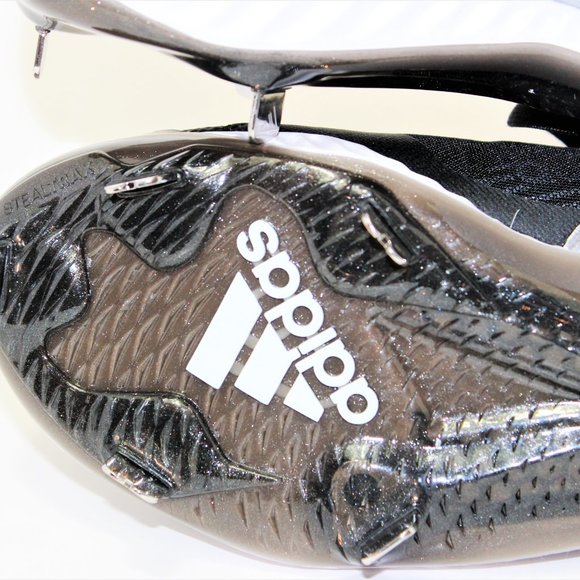 Adidas Pure Hustle Softball Cleats Black, Silver, White Women's 9 New! EG5634 - Picture 12 of 12